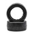Raw Speed - Slick - 2.2" 4WD Front Buggy Tires w/ Inserts, Green, - 100201RAB