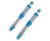 RC4WD - King Off-Road Racing Shocks 110mm (Silver/Blue) - ZD0069