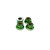 Reef's RC - 5mm Aluminum Flanged & Serrated Lock Nut 4pk, Green - REEFS294