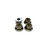 Reef's RC - 5mm Aluminum Flanged & Serrated Lock Nut 4pk, Gun Met - REEFS295