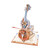 Robotime - Colorful Magic Cello, Symphony of Gorgeous Dreams, Mechanical - AMK63M