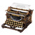 Robotime - Mechanical Typewriter Wooden 3D Puzzle, Classic Version - LK703B