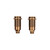 Team Associated - FT 13x25mm Threaded Shock Bodies, Genuine Kashima Coat - 91955