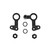 Team Associated - RC10WC Bellcranks, Black - 6400
