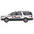 Atlas Model Railroad Co. - HO 2007 Ford Expedition SUV RCMP - 30000186