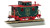Bachmann - HO Bobber Caboose North Pole & Southern - 18410