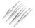 ENK - 4pc Tweezer Set, Carded - 1044