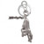 Monogram International - Keychains - Jujutsu Kaisen - Gojo?s Hand Sign Pewter Keyring
