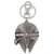 Monogram International - Keychains - Star Wars - Millennium Falcon Pewter Key Ring