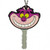 Monogram International - Soft Touch PVC Key Holders - Disney - Alice In Wonderland - Cheshire Cat