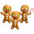 Trick Or Treat Studios - Prop Replicas - Krampus (2015 Movie) - Gingerbread Men 3-Pack