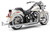Cobra - Bad Hombre True Dual Fishtails Chrome Softail 07-11 - 6988