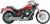Cobra - Speedster Shorts Ii F/s Chrome Kaw Vn900 06-19 - 4718T