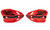 Cycra - Ultra Handshields W/covers Red - 1CYC-1021-32