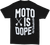 Dbk - Moto Is Dope Tee Black Sm - AT-MOTODOPE-S