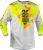 Fly Racing - Kinetic Blur Jersey White/hi-vis/orange Lg - 380-423L