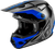 Fly Racing - Kinetic Crest Helmet Grey/black/blue Lg - 73-8676L