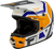 Fly Racing - Youth Kinetic Scrap Helmet White/orange/blue/grey Yl - 73-2009YL