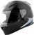 Gmax - Ff-49 Syth Helmet Black/silver Blue Xl - F1498437