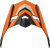 Gmax - Mx-46 Cyclus Visor Black/orange Md-2x - G046952