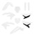 Polisport - Plastic Body Kit White - 91666