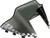 Powermadd - Cobra W/s Mid Smoke/wht 14" Pol Wedge Hood - 11133
