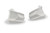 Puig - Rubber End Replacement Frame Slider R19 Pair White - 3148B