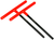 Rfx - T-bar Set Black/orange Ktm/husq 6mm/t45 - FXWT 30400 99BK