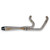Sawicki - Intmdtr M8 Softail Mid Brushed Ss W/black End Cap - 930-02624