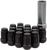 Sedona - 12mmx1.50 Lock Style Lug Nuts Black W/key 16/pk - DFC-54015B