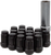 Sedona - 16/pk 12mmx1.25 Tapered Lug Nuts 60 Splined Black - DFC-54125B