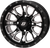 Sedona - Fusion Wheel 12x7 5+2 4/110 Gloss Blk/machined - 570-9104