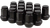 Sedona - Lug Nuts Black Pol 3/8"-24 60  Tapered 16/pk - DFC-54038B
