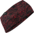 Zan - Sportflex Headband Black & Red Roses - HBL206