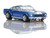 AFX Racing - Shelby GT350 1966 Blue / White Stripes - 22149
