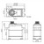 SRT Servos - HV DC Waterproof Servo, .10sec / 38.9oz @ 7.4V - T06