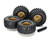 Tamiya - JR Large Dia Tire/Wheel Set, EX Chassis Wide Tread - 15552