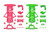 Tamiya - JR Super FM Chassis Set, Fluorescent Pink/Green - 95711