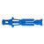 Team Associated - DC10 FT Aluminum Flex Chassis, Blue - 72306
