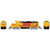 Athearn - HO GEN GP7u Locomotive, ATSF 'Kodachrome' #1316 - G-3228