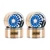 Injora - 1.0" ModuWheel Beadlock Wheels (MW1016) - YQW-MW1016BL