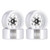Injora - 1.0" Stamped Steel Beadlock Wheels (W1004) - YQW-1004WH