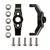 Injora - Black Brass C Hub Carriers for TRX4M - TRX4M-05BK
