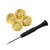 Injora - Brass 0.7" D19 Beadlock Wheels (W7007) - W7007BR-19