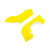 Losi - Body Panel, Rear Fender, L/R,Flo Yellow:ALL 5IVE-T 3.0 - -4351