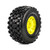 Pro-line Racing - Limited Edition Badlands MX43 Pro-Loc F/R Mounted 24mm Yellow/Black Impulse (2): X-MAXX - 1013116