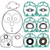 Vertex - Gasket Kit- Summit 600 '99-00- Mx Z/sb '99-00 + - 711235