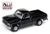 Auto World 1:64 Premium 2019 Release 4 B - Chevy Silverado 10 Fleet Side Truck 1975 Gloss Black Solid Pack - Diecast