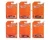 Hot Wheels 1:64 Emc Exclusive Orange & Blue 2021 B Case 6 Styles Assortment - Diecast