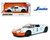 Jada 1:24 2005 Ford Gt #6 - Light Blue With Orange Stripe - Hyper-spec - Diecast